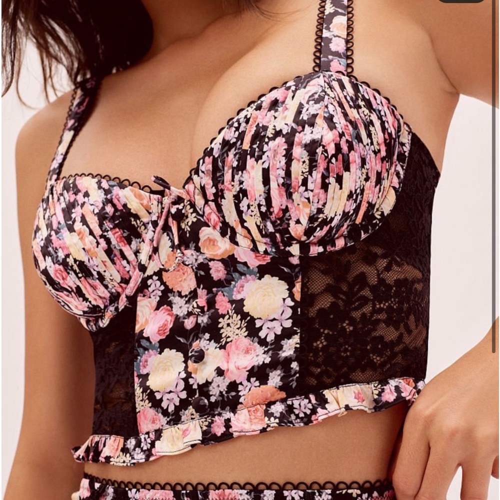 For Love and Lemons Gardenia Long Line Bra Top- Victoria's Secret